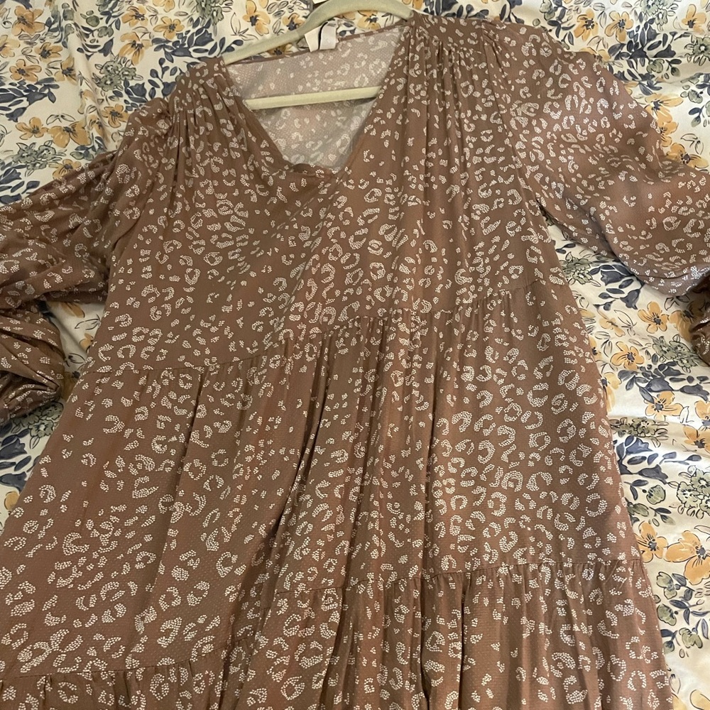 A New Day leopard print dress